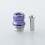 Mission Tips V2 Mini Nuke Style Drip Tip for dotMod dotAIO V1 / V2 Pod Purple Aluminum