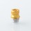 Mission Tips V2 Mini Nuke Style Drip Tip for dotMod dotAIO V1 / V2 Pod Gold Aluminum