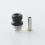 Mission Tips V2 Mini Nuke Style Drip Tip for dotMod dotAIO V1 / V2 Pod Black POM