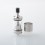 Authentic Auguse V3 RTA Rebuildable Tank Atomizer Silver 4ml