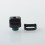 Rekavape Kontrl KTM W. BLCK BASE Style 510 Drip Tip with 1 PC Decorative Ring Black