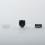 Rekavape Kontrl KTM W. BLCK BASE Style 510 Drip Tip with 4 PCS Decorative Ring Black