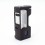 M3GAN Style Box Mod - Black, VW 5~60W, 1 x 18650, Compatible with BB / Billet Boro RBA / P- Tank, PA12 3D Print