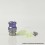 Rekavape Mission XV KB2 Style Replacement Integrated Drip Tip + Button Set for dotMod dotAIO V2 Pod Glow-in-the-Dark Purple