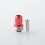 Rekavape Mission Boro Tips V2 ARC Style Drip Tip for BB / Billet Boro Mod Red Aluminum